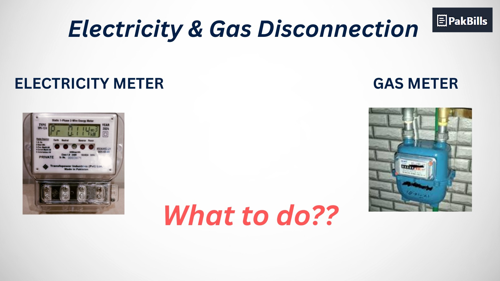restore gas & electricity supply